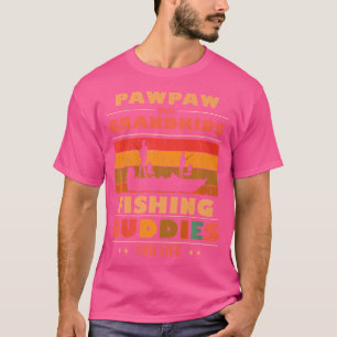T-shirt Grand-Buddies De Pawpaw Pour La Pêche À Vie