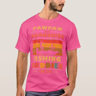 T-shirt Grand-Buddies De Pawpaw Pour La Pêche À Vie