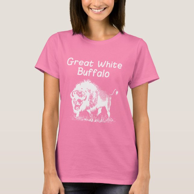 T-shirt Grand Buffle blanc (Devant)