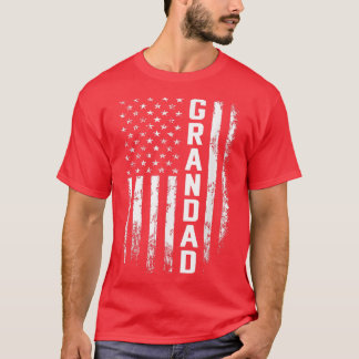 T-shirt Grand Cadeau Amérique Drapeau Drapeau Cadeau Pour