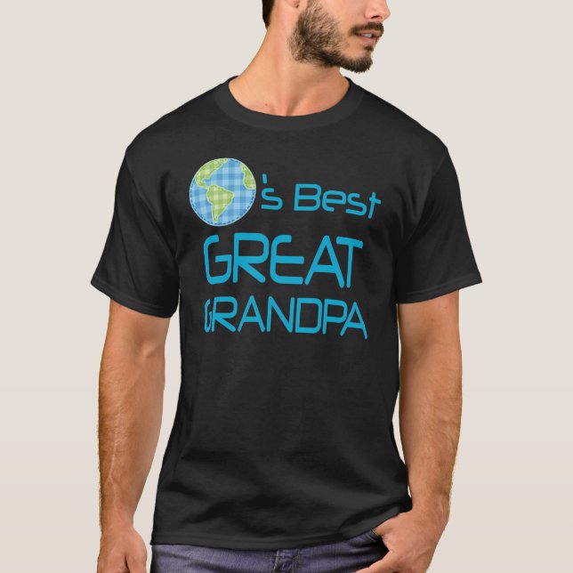 T-shirt Grand cadeau de grand-papa (mondes meilleurs) (Devant)