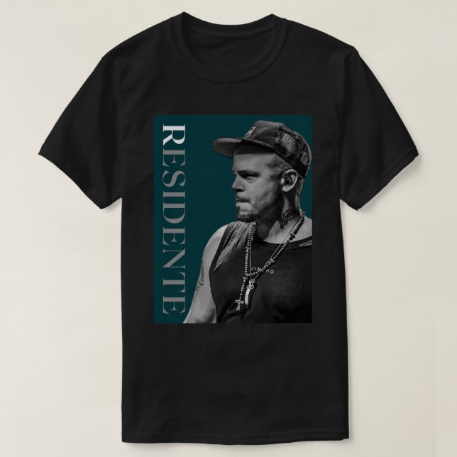T-shirt Grand Cadeau Residente Rapper Calle 13 Porto Rico  (Design devant)