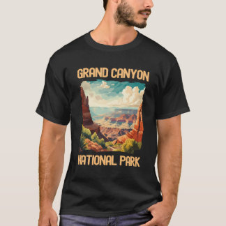 T-shirt Grand Canyon Adventure Randonnée Nature Lover Impr