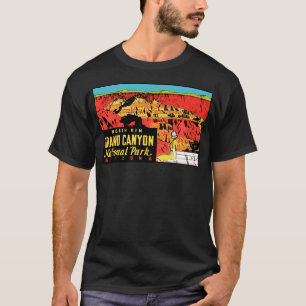T-shirt Grand Canyon Arizona National Park Vintage voyage