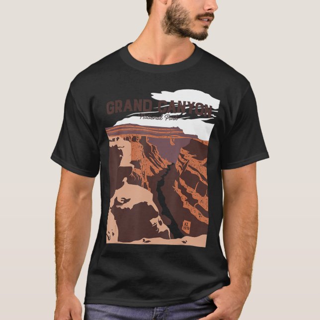 T-shirt Grand Canyon National Park Arizona Vintage (Devant)