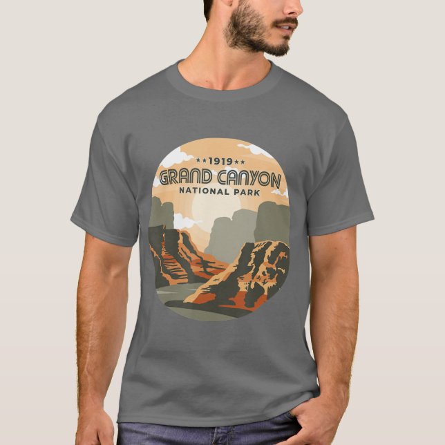 T-shirt Grand Canyon National Park North Rim Arizona (Devant)