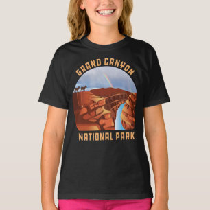 T-shirt Grand Canyon National Park rétro North rim Arizona
