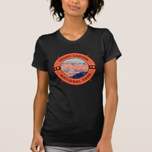 T-shirt Grand Canyon Parc national Emblem Retro Compass