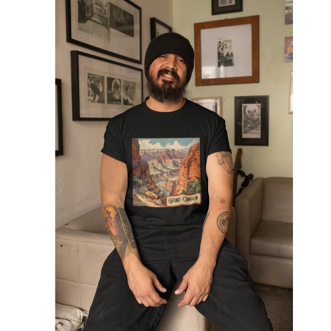 T-shirt Grand Canyon Retro Design de voyage (Créateur téléchargé)
