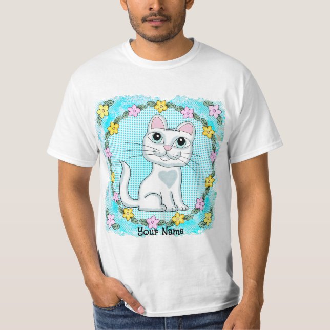 T-shirt Grand Chaton aux Grands Yeux (Devant)