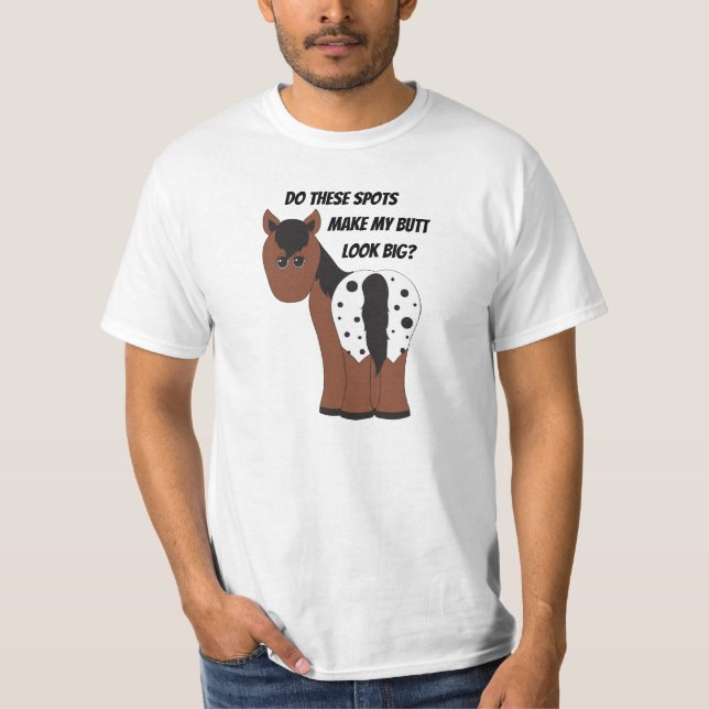 T-shirt Grand Cheval Appaloosa à couverture Appy (Devant)