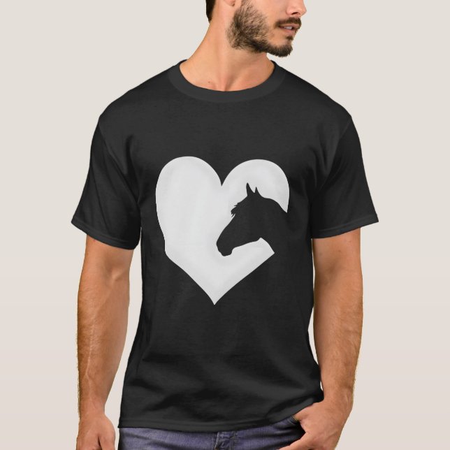 T-shirt Grand Chevaux d'amour (Devant)