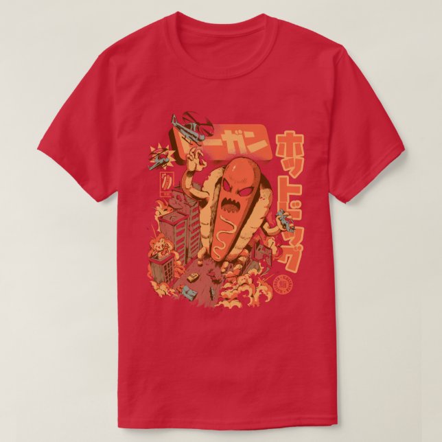 T-shirt Grand chien chaud (Design devant)