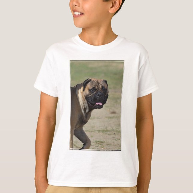 T-shirt Grand chien de mastiff (Devant)