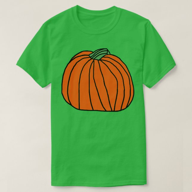 T-shirt Grand Citrouille orange (Design devant)