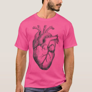 T-shirt Grand Coeur anatomique Chemise Cardiologue Coeur D