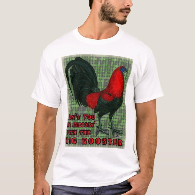 T-shirt Grand Coq Rouge (Devant)