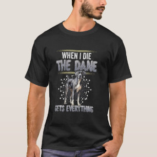 T-shirt Grand Costume De Propriétaire Dane Quand Je Meurtr