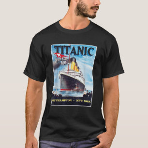 T-shirt Grand Costume Titanic Tee cadeau Vintage 1912 Hist