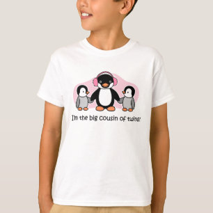 T-shirt Grand cousin de faire-part de jumeaux