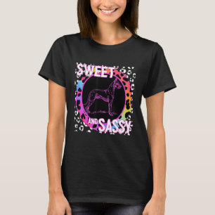 T-shirt Grand Dane Chien des années 90 Nostalgie Empreinte