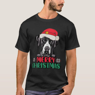 T-shirt Grand Dane Noël Drôle cadeau pour propriétaire Amo