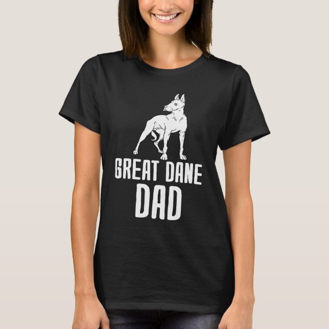 T-shirt Grand Dane Papa (Devant)