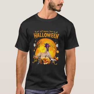 T-shirt Grand Dane sorcière Citrouille Halloween filles Ch