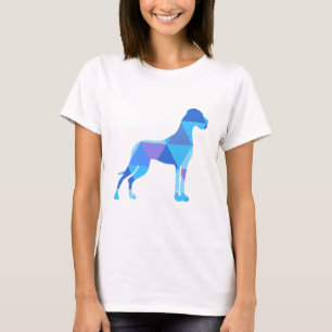 T-shirt Grand Danois Bleu Triangulus