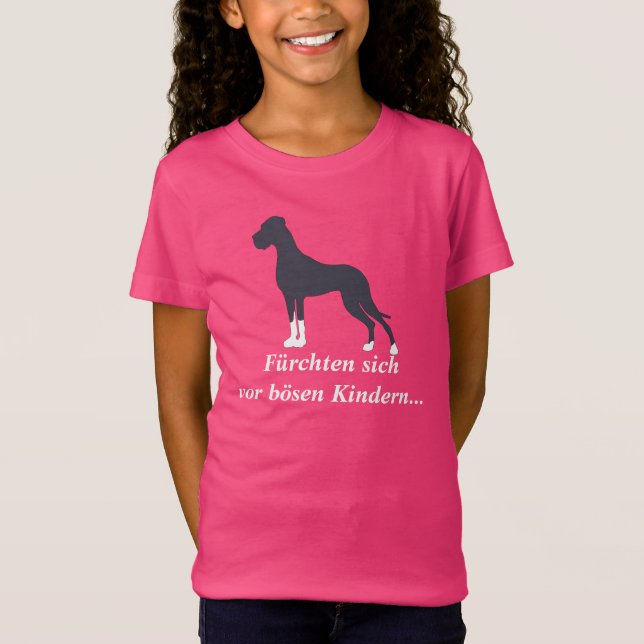 T-Shirt Grand Danois de Boston Mantle (Devant)