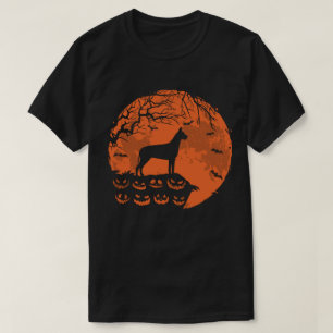 T-shirt Grand Danois et Lune Cadeau Halloween pour amateur