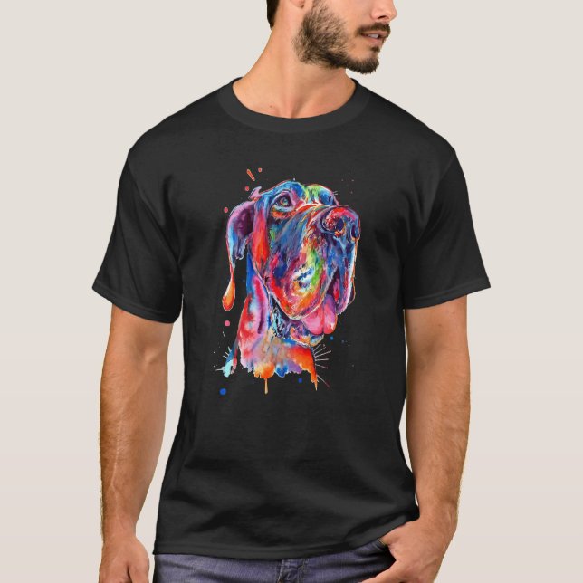 T-shirt Grand Danois Splash Dane (Devant)