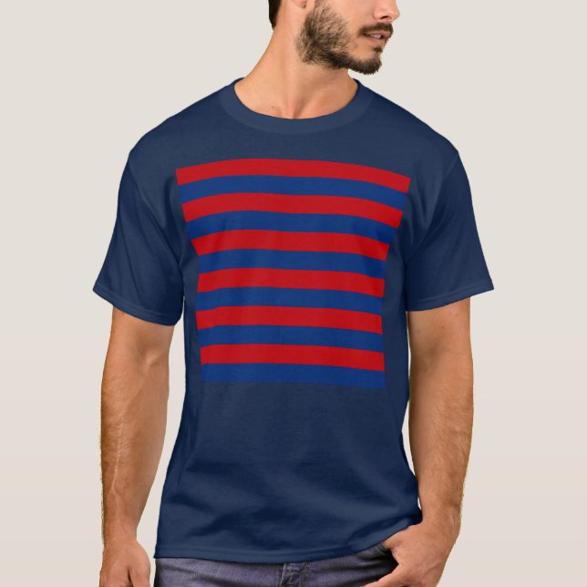 T-shirt Grand Décor Horizontal Moderne Vibrant (Devant)