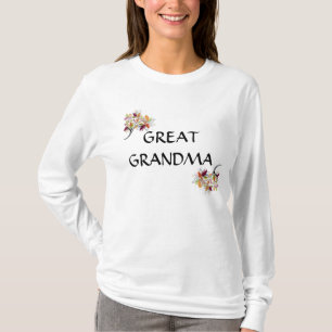 T-shirt Grand dessus de dames de grand-maman