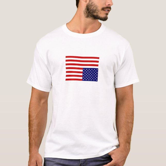 T-shirt grand drapeau (Devant)
