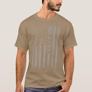 T-shirt Grand drapeau américain Papa