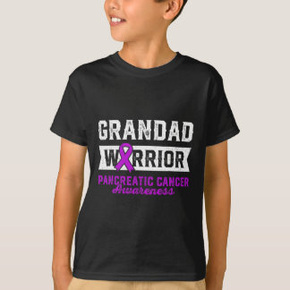 T-shirt Grand D'Un Guerrier Pancréatique Purple Ribbon Sup