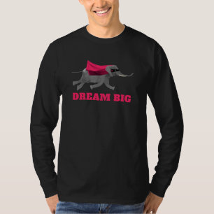 T-shirt Grand éléphant rêveur de vol