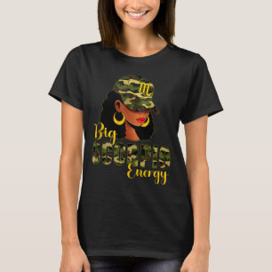 T-shirt Grand Énergie Scorpion Camouflage Casquette Femme