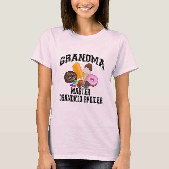 T-shirt Grand-enfant Spoiler Grand-mère (Devant)
