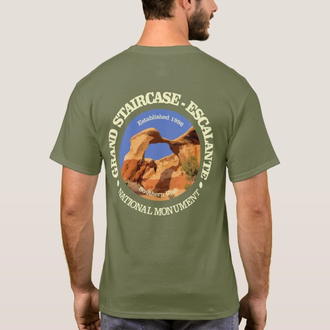 T-shirt Grand Escalier - Monument National d'Escalante (Dos)