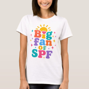 T-shirt Grand fan de protection solaire SPF pour l'été