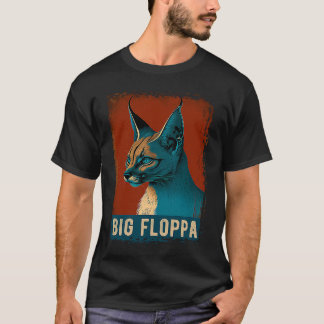 T-shirt Grand Floppa Pour Enfants Mème Chat Caracal Migno