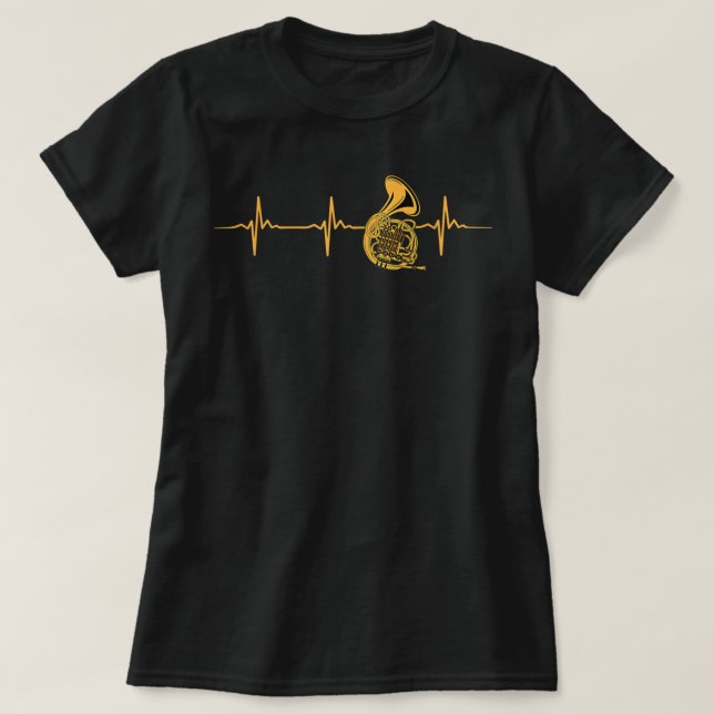 T-shirt Grand French Horn Hearn Bugler Cadeau Bugler3 (Design devant)
