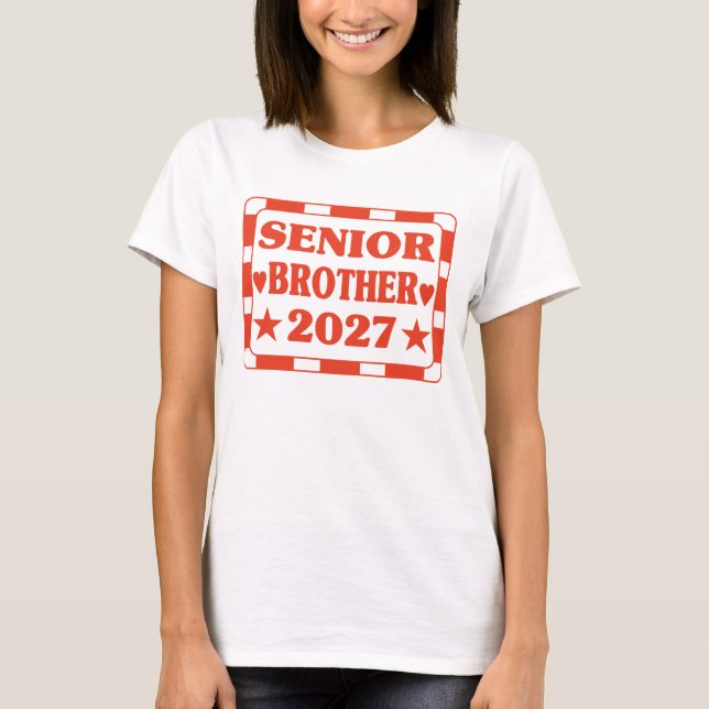 T-shirt Grand Frère 2027. (Devant)