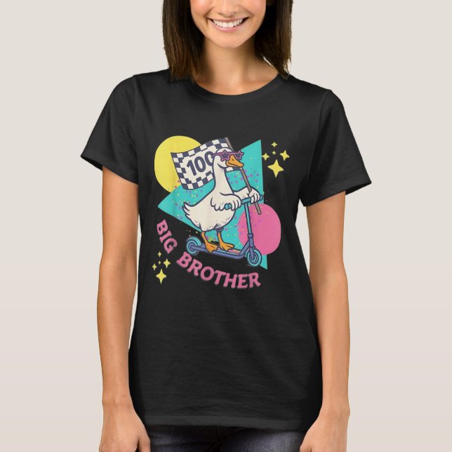 T-shirt Grand frère bébé frère garçon maternité enseignant (Devant)