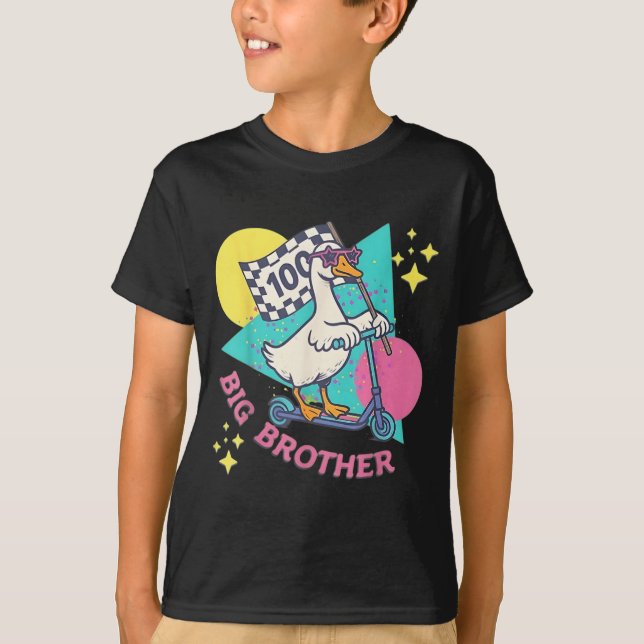 T-shirt Grand frère bébé frère garçon maternité enseignant (Devant)