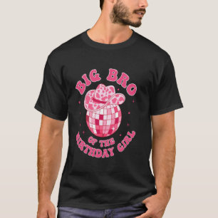 T-shirt Grand Frère De La Fille D'anniversaire Chapeau De