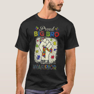 T-shirt Grand frère de l'autisme, soutien de la sensibilis