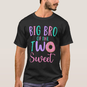 T-shirt Grand frère des deux doux frères 2e anniversaire f